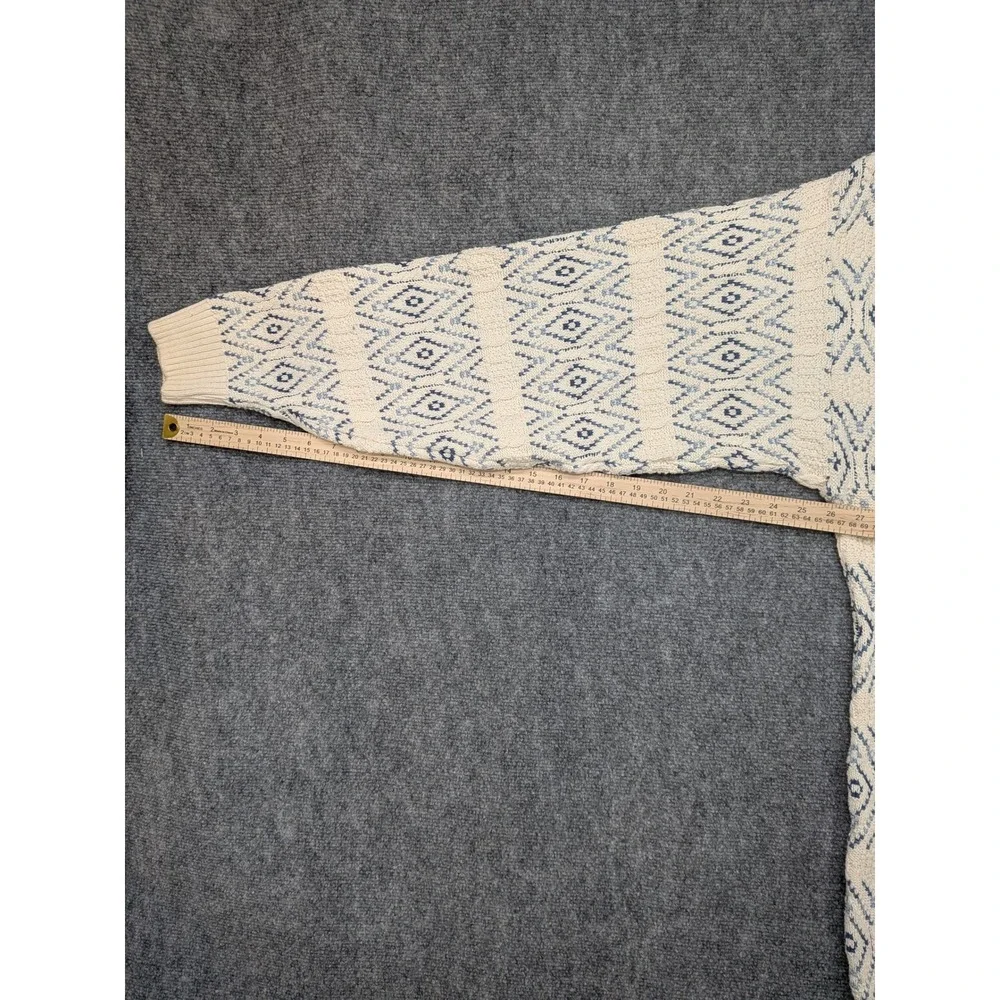 Jantzen 2XL Tall‎ Vintage Knit Sweater Diamond Pattern Crew Grandpa Thick Heavy